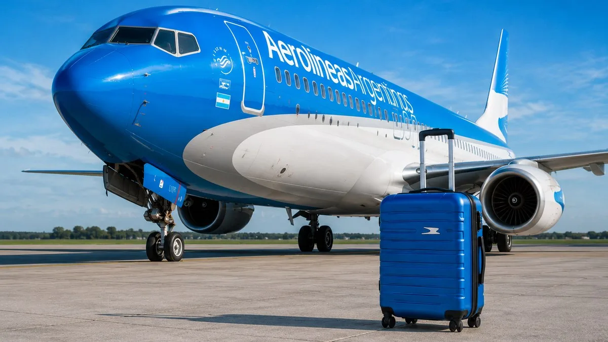 Aerolíneas Argentinas elimina la maleta de mano gratuita en su tarifa más económica en vuelos nacionales
