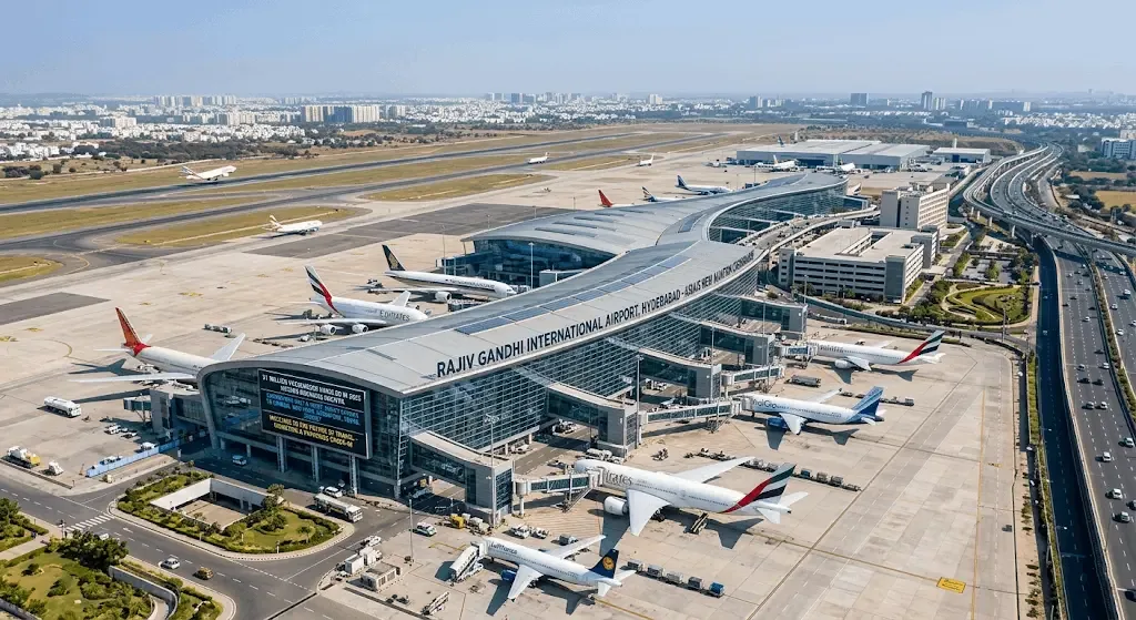 El Aeropuerto de Hyderabad se consolida como un centro global con crecimiento récord y nuevas rutas
