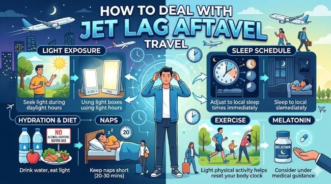 Estrategias respaldadas por la ciencia para recuperarse del jet lag tras viajar