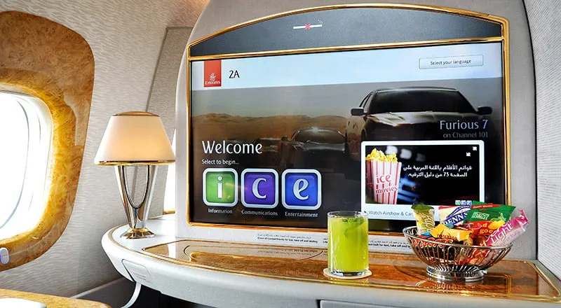 Lo que ofrece la primera clase de Emirates: lujo completo en el aire y en tierra