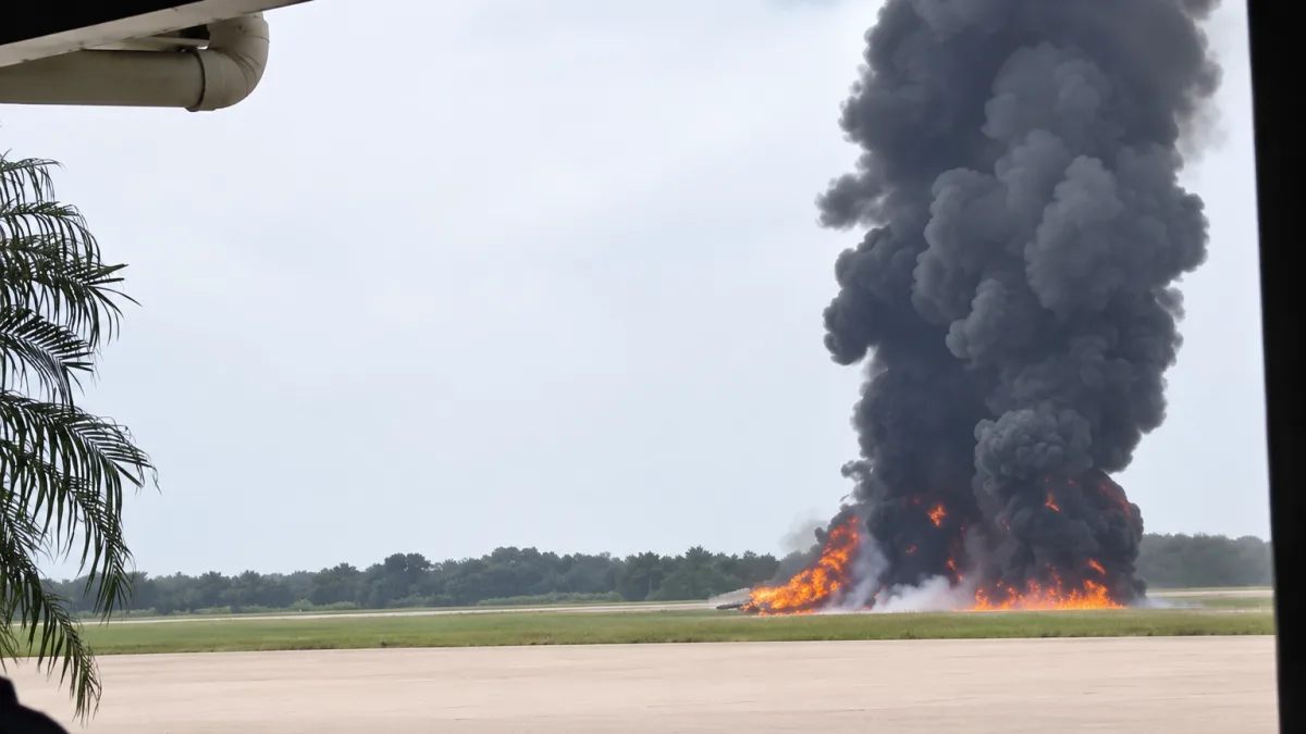 Accidente fatal de jet ejecutivo en La Romana deja dos pilotos muertos