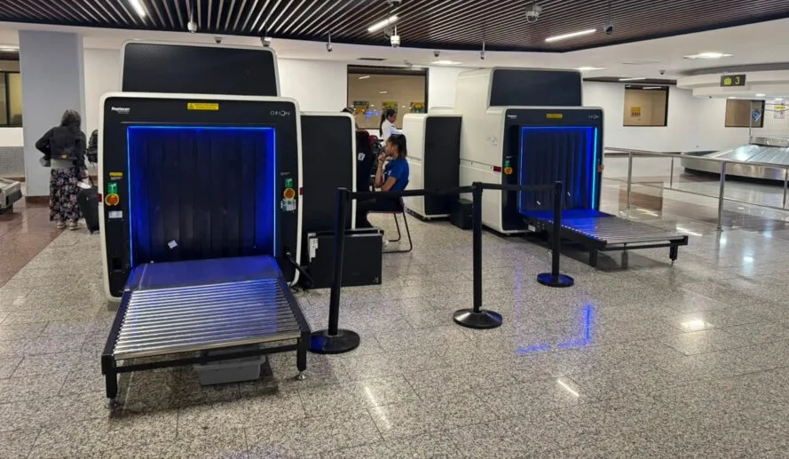 Aeropuerto Las Américas mejora control con cuatro nuevos escáneres de rayos X en Llegadas
