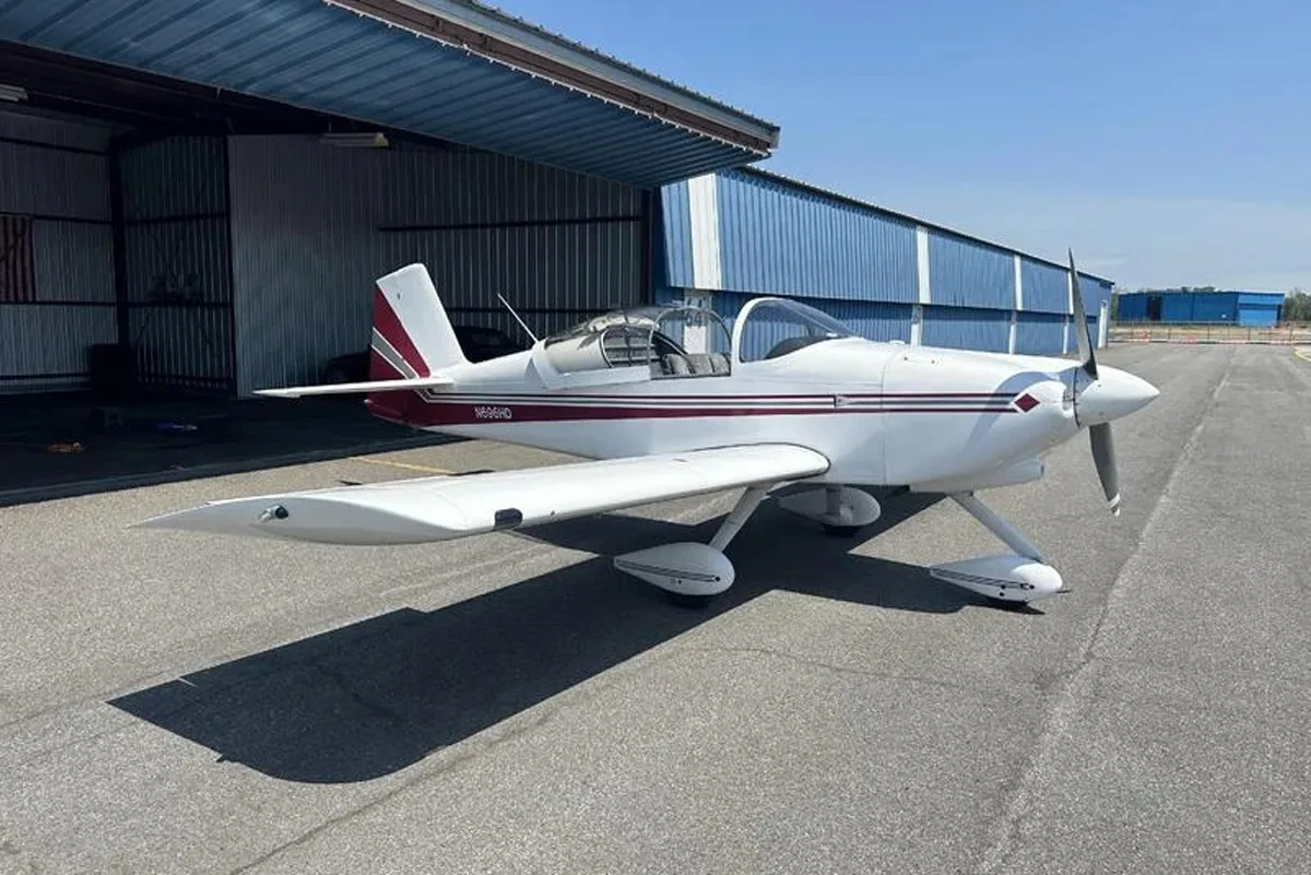 Avión experimental Van’s RV-6A 1997 destaca por su calidad y versatilidad para rutas largas