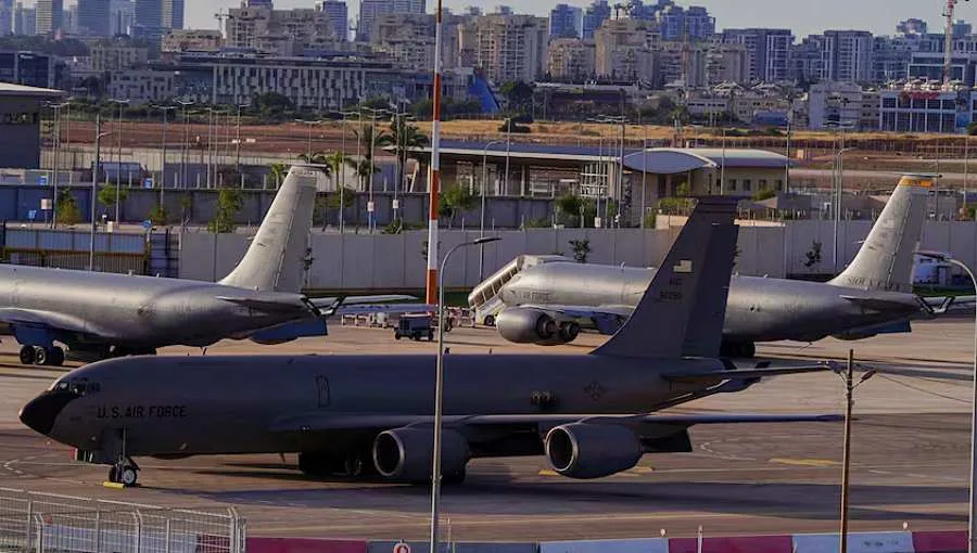 Estados Unidos retira 28 aviones cisterna de Ben Gurion para aliviar el tráfico aéreo