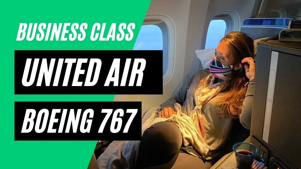 Experiencia en clase Business Polaris de United en vuelo transcontinental 767-300