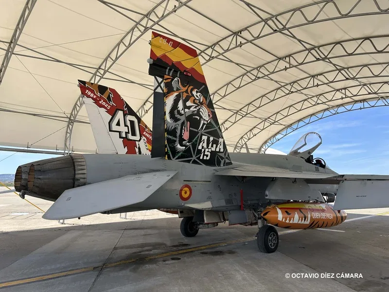 Cuatro décadas del cazabombardero EF-18 Hornet en el Ejército del Aire y del Espacio